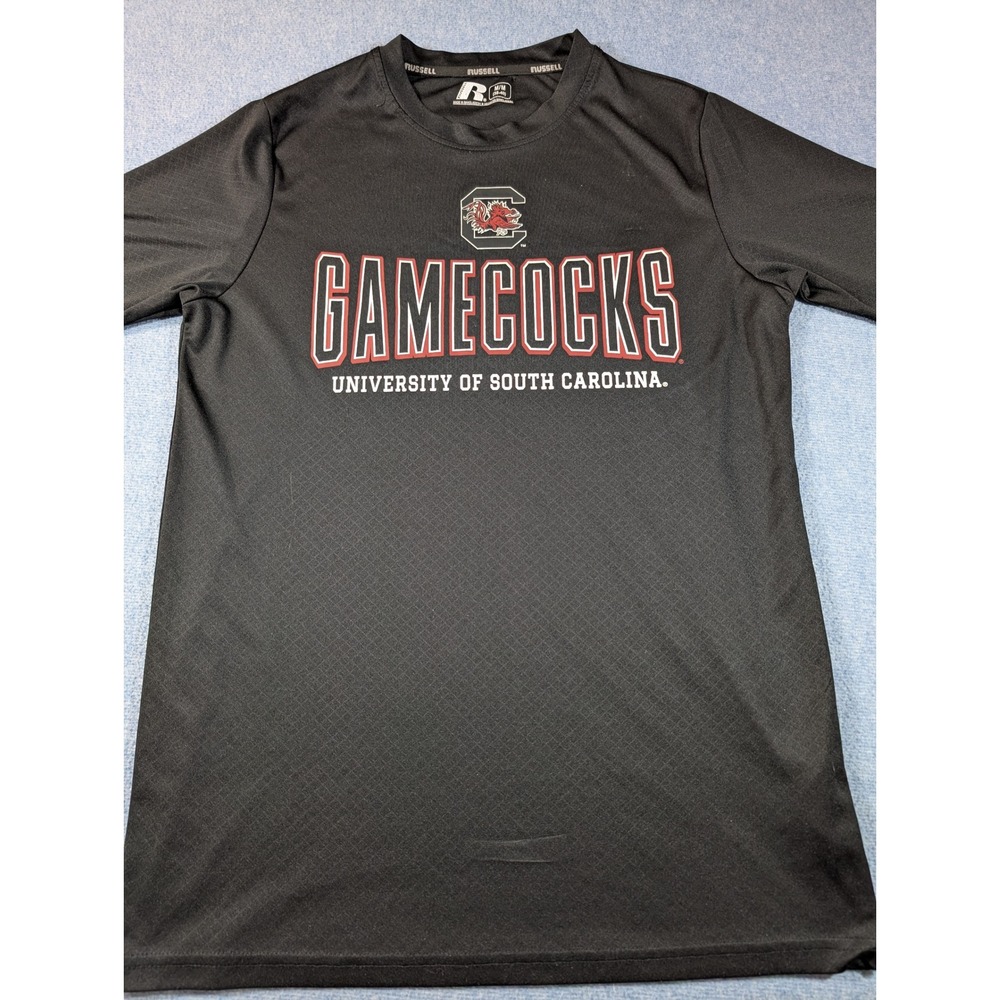 Russell South Carolina Gamecocks Mens Medium Black Performance T-Shirt USC